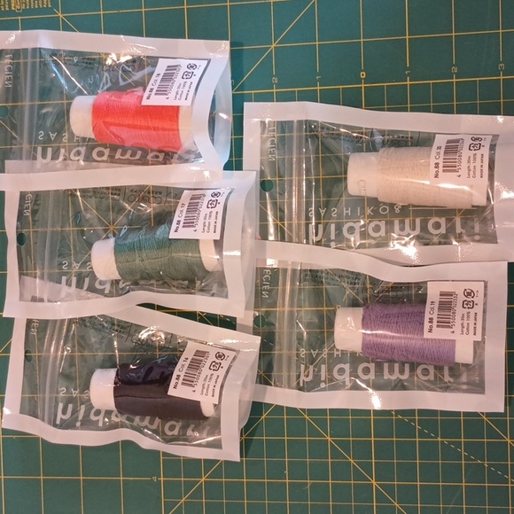 20 Hidamari SASHIKO Thread Spools Solid Colorway Lecien Cosmo - Picture 6 of 10